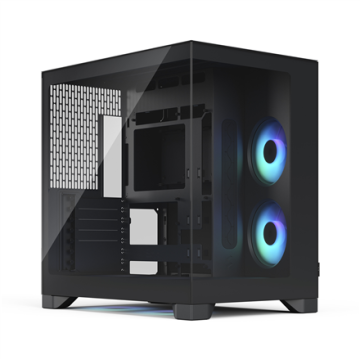 Fractal Design kompiuterio korpusas FD-C-POV2A-02, juodos spalvos
