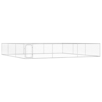Lauko voljeras šunims, 6x6x1m, galvanizuotas plienas