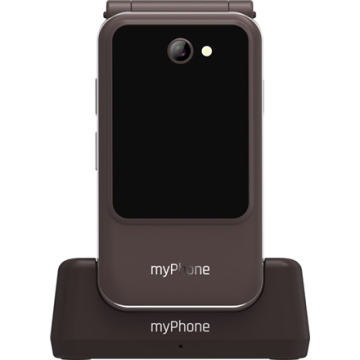 myPhone Harmony LTE Praline Collection | Brown | 2.8+1.44  | IPS | 48 MB | 128 MB | Single SIM | MicroSD | 3G | Bluetooth | 5.1 | Main camera resolution 2 MP | 1300 mAh