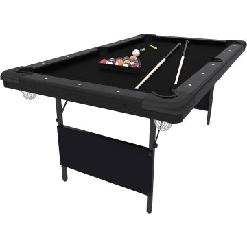 Pulo stalas Black Folden 7 pėdų su komplektacija