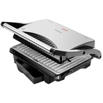 Cecotec sumuštinių keptuvė Rock'nGrill 1000, nerūdijančiojo plieno, 1000 W