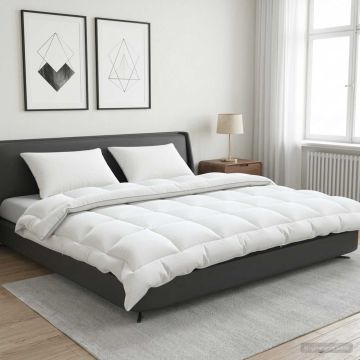 Antklodė 200x240 cm Žiema 450 GSM Australų vilna Balta