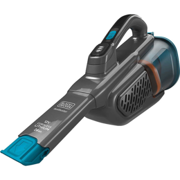 BLACK & DECKER dulkių siurblys-šluota BHHV320B-QW, 12 V, juodos spalvos, belaidis