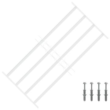 Saugumo grotelės langams su 4 kryžmėmis 63-114 cm