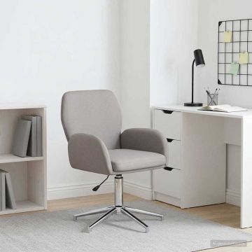 Sukamasis darbo kėdė 54 x 58 x 90 cm Taupe Audinys