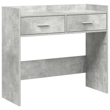 Konsolinis stalas Betono pilka 90 x 35 x 80 cm Apdirbta mediena