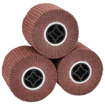Šlifavimo ritinėliai 3 pcs Ruda 12 x 12 x 10 cm