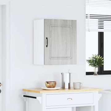 Virtuvės sieninė spintelė, Kalmar, pilka, sonoma, inžinerinė mediena