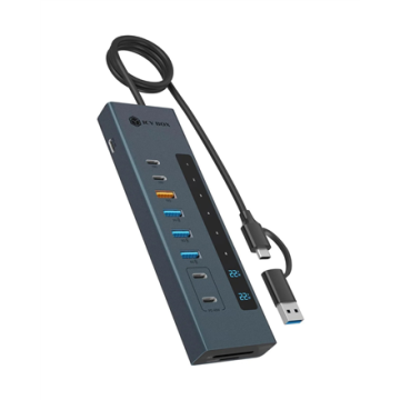 RaidSonic įkrovimo stotelė IB-HUB1742CR-C2PD