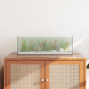 Akvariumas su saugykla Skaidrus 60 x 20 x 20 cm Stiklas