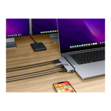 Hyper USB šakotuvas in-2