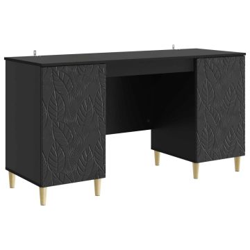 Stalas Juoda Apdirbta mediena 142,5 x 50 x 75 cm