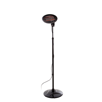 Sunred šildytuvas SMQ2000A, Elekra Quartz Standing, juodos spalvos, 2000 W