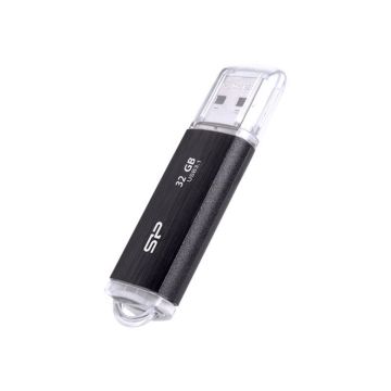Silicon Power USB atmintinė Blaze B02, juodos spalvos, 32 GB, USB 3.0
