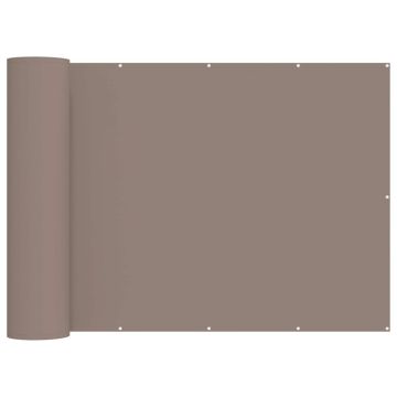 Balkono privatumo ekranas 1,8 x 25 m Audinys su PU danga Taupe