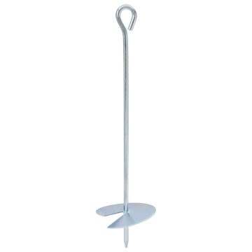 Žemės inkaras 4 pcs Sidabrinė Ø10 x 40 cm Cinkuotas metalas