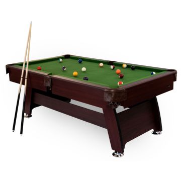 Pulo stalas Bilaro Q15 8 pėdų (242x131cm) žalias audinys su komplektacija
