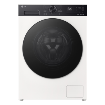 LG | Washing machine | F4X5011THB | Energy efficiency class A | Front loading | Washing capacity 11 kg | 1400 RPM | Depth 57 cm | Width 60 cm | Display | LED | Steam function | Direct drive | Wi-Fi | White
