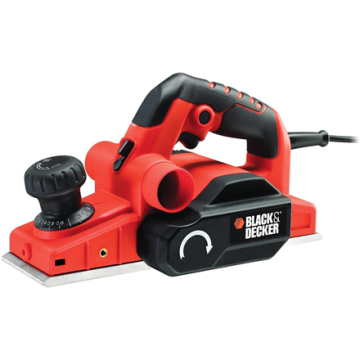 BLACK & DECKER elektrinis šlifuoklis Planer KW750K, 82mm, juodos spalvos, 750 W