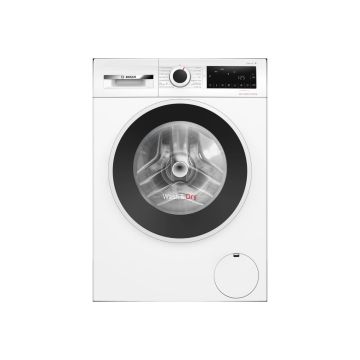 Bosch skalbimo mašina WNG2540LSN, 60 cm pločio, baltos spalvos, LCD