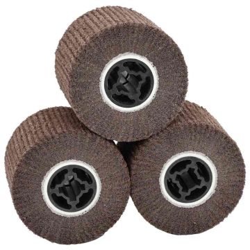 Šlifavimo ritinėliai 3 pcs Ruda 12 x 12 x 10 cm