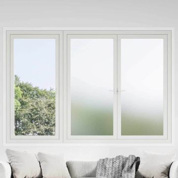 Savaime prisiklijuojanti langų plėvelė Frosted Balta PVC