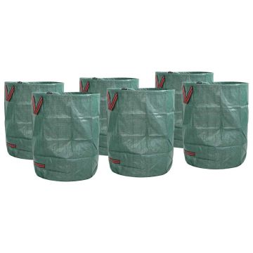 Sodo atliekų maišai 12 pcs Žalia 66 x 66 x 83,5 cm
