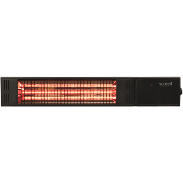 Sunred šildytuvas RDS-15W-B, Fortuna Wall, juodos spalvos, 1500 W