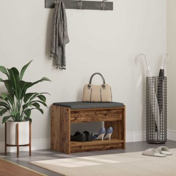 Koridoriaus suolas su pagalve Senas medis 63 x 38 x 45 cm