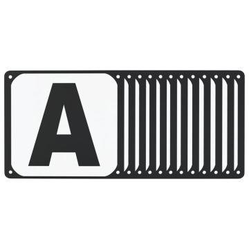 Raidės jojimo aikštelei, 12vnt., plienas
