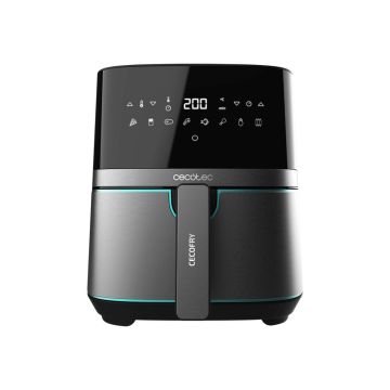 Cecotec gruzdintuvė Cecofry Full InoxBlack 5500 Pro, juodos spalvos, 5,5 L