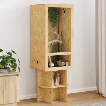 Terariumas Ruda 50 x 50 x 130 cm OSB