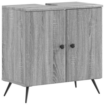 Vonios kriauklės spinta BREDA Pilka Sonoma 59,5 x 31,5 x 59 cm