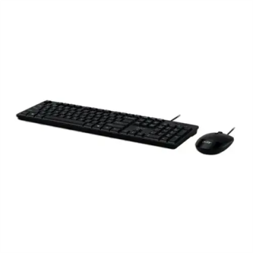 Acer klaviatūros ir pelės komplektas AAK400, juodos spalvos, laidinis, US