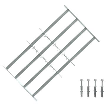 Saugumo grotelės langams su 4 kryžmėmis 3 pcs 630-1140 mm
