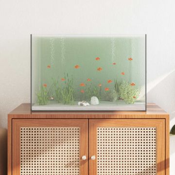 Akvariumas su saugykla Skaidrus 60 x 35 x 40 cm Stiklas