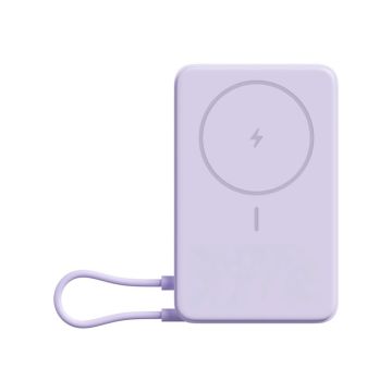 Xiaomi išorinė baterija BHR08PAGL, įmontuojamas, violetinės spalvos, 10000 mAh
