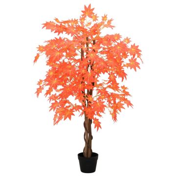 Dirbtinis Klevas Raudona 80 x 16 x 120 cm Medžiaga ir medis
