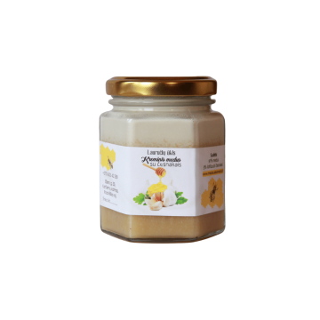 Kreminis medus su česnakais Lauručių ūkis, 185 g