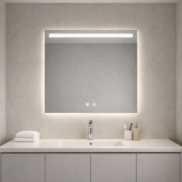 Veidrodis LIRA 60 su LED apšvietimu