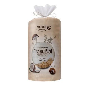 Kokosiniai trapučiai iš kviečių NATURE, 210 g