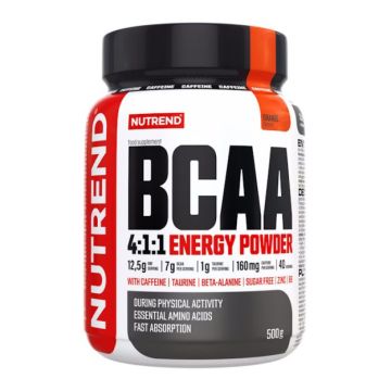 Aminorūgštys „Nutrend BCAA 4:1:1 Energy Powder“
