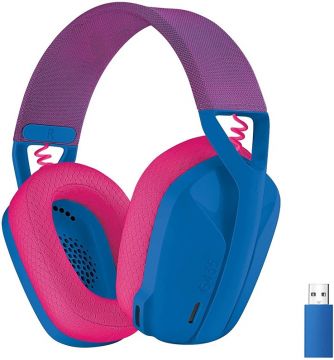 Belaidės žaidimų ausinės Logitech G435, mėlynos