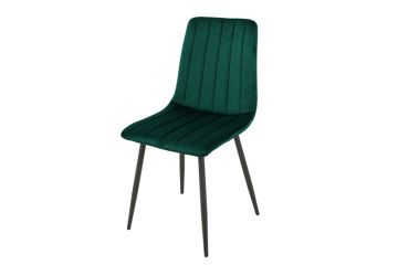 Valgomojo kėdė Domoletti Harry, juoda/tamsiai žalia