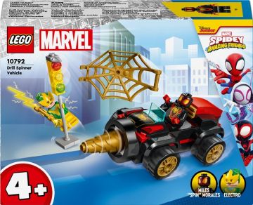 Konstruktorius LEGO Marvel Transporto priemonė-gręžtuvas