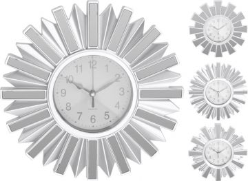 Laikrodis Koopman baltas,įvairių dizainų, 24.5cm