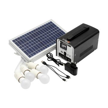 Nešiojamas saulės modulis su LED lemputėmis TX-200, 18 W