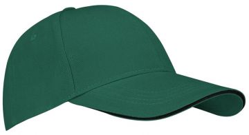 Kepurė su snapeliu žalia 23cb-gro