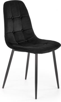 Valgomojo kėdė K417, juoda, 560 cm x 440 cm x 87 cm