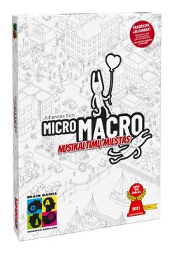 Stalo žaidimas MicroMacro: nusikaltimų miestas, LT